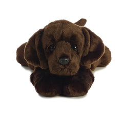 Aurora® Adorable Flopsie™ Max™ Chocolate Lab Stuffed Animal - Used to Create Imaginative Play Adventures - Perfect for Birthdays, Kids and Adults, All Ages - Brown 12.5 Inches