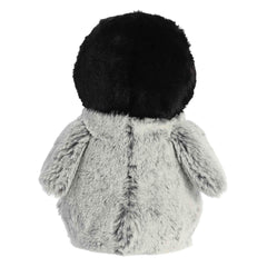 Aurora® Adorable Mini Flopsie™ Pippin Penguin™ Stuffed Animal - Mini Companions Ready for Playful Adventures - for Kids All Ages, Toddlers, Adults, and Families - Gray 6.5 Inches