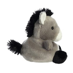 Aurora® Adorable Palm Pals™ Eli Donkey™ Stuffed Animal - Fun Collectible Plush for Kids and Adult Collectors - Perfect for Decorating Rooms and Birthday Gifts - Gray 4.5 Inches