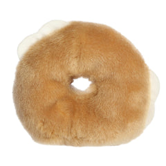 Aurora® Adorable Palm Pals™ Tony Everything Bagel™ Stuffed Animal - Fun Collectible Plush for Kids and Adult Collectors - Perfect for Decorating Rooms and Birthday Gifts - Brown 4.5 Inches