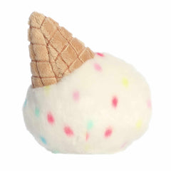 Aurora® Adorable Palm Pals™ Sprinkle Ice Cream™ Stuffed Animal - Fun Collectible Plush for Kids and Adult Collectors - Perfect for Decorating Rooms and Birthday Gifts - White 5 Inches
