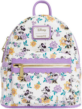Loungefly Disney Minnie Mouse Floral All Over Print Mini Backpack