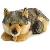 Aurora Miyoni 11.5" Wolf Realistic Stuffed Animal