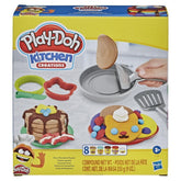 Play-Doh Kitchen Creations Flip 'n Pancakes Set with 14 Accessories & 8 Cans, Ages 3+