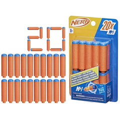 Nerf N Series N1 Darts, with 20 Refill Darts, For Nerf N Series Blasters, Ages 8+