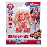 Transformers CYBERWORLD Elita-1 Cyber Changers 4-Inch Action Figure, Robot Toys Ages 6+