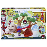 Spidey and HIS Amazing Friends Marvel Dino-Webs Treehouse Super Hero Playset