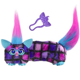 Furby DJ Furblets Dis-Co-Dazz Mini Electronic Plush Toy with Funny Stretchable Sound Effects & Music