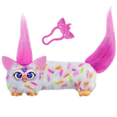 Furby DJ Furblets Berry-Cup-Cake Mini Electronic Plush Toy with Funny Stretchable Sound Effects