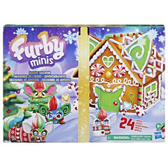 Furby Minis Advent Calendar Ages 6+, 24 Days of Surprise Holiday Toys with 1-Inch Figures