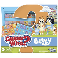 Hasbro Gaming Guess Who? Bluey Edition Game, Bluey Characters and Objects, 15 Mins., Ages 6+