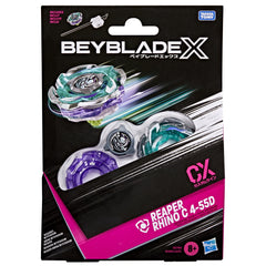 Beyblade X Reaper Rhino C 4-55D CX Starter Pack Set, Battling Tops Game Toys, Ages 8+