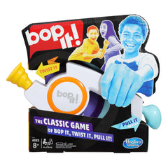Hasbro Gaming Bop It! Electronic Game, Solo & Pass-It Modes, 3 Volume Settings, Ages 8+