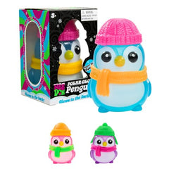 Schylling NeeDoh Squishmas Polar Glow Penguin - Random Color 1 pack