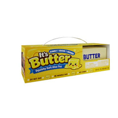 It's Butter Jumbo Butter Stick Novelty Squeeze Figure - 14 oz Butter-Shaped Collectible Desk Accessory - Cute Kawaii Novelty Item