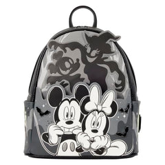 Loungefly Disney Mickey & Minnie Ghost Light-Up Mini Backpack