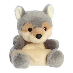 Aurora® Adorable Palm Pals™ Lucian Wolf™ Stuffed Animal - Fun Collectible Plush for Kids and Adult Collectors - Perfect for Decorating Rooms and Birthday Gifts - Gray 5.5 Inches