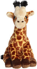 Aurora® Adventurous Destination Nation™ Giraffe Stuffed Animal - Global Exploration - Learning Fun - Brown 11.5 Inches