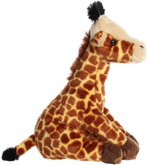 Aurora® Adventurous Destination Nation™ Giraffe Stuffed Animal - Global Exploration - Learning Fun - Brown 11.5 Inches