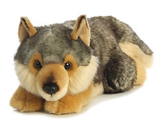 Aurora Miyoni 11.5" Wolf Realistic Stuffed Animal