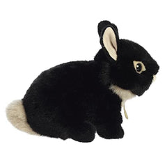 Aurora Miyoni Tots 7.5" Netherland Dwarf Bunny Black Adorable Stuffed Animal