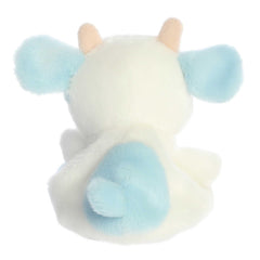 Aurora® Adorable Palm Pals™ Skyla Blueberry Cow™ Stuffed Animal - Fun Collectible Plush for Kids and Adult Collectors - Perfect for Decorating Rooms and Birthday Gifts - Blue 4.5 Inches