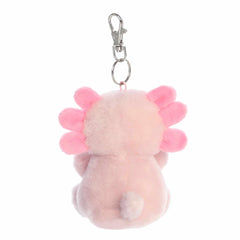 Aurora® Adorable Palm Pals™ Ax Axolotl™ Clip-On- Fun Collectible Plush for Kids and Adult Collectors - Perfect for Backpacks and Birthday Gifts - Pink 4 Inches