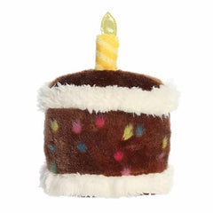 Aurora® Adorable Palm Pals™ Choco B'day Cake™ Stuffed Animal - Fun Collectible Plush for Kids and Adult Collectors - Perfect for Decorating Rooms and Birthday Gifts - Brown 5 Inches