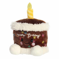 Aurora® Adorable Palm Pals™ Choco B'day Cake™ Stuffed Animal - Fun Collectible Plush for Kids and Adult Collectors - Perfect for Decorating Rooms and Birthday Gifts - Brown 5 Inches