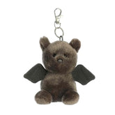 Aurora® Adorable Palm Pals™ Luna Bat™ Clip-On - Fun Collectible Plush for Kids and Adult Collectors - Perfect for Decorating Rooms and Birthday Gifts - Black 4 Inches
