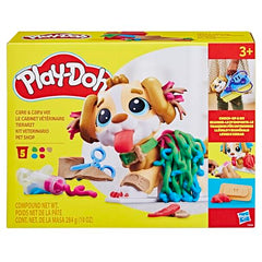 Play-Doh Care 'n Carry Vet Playset Ages 3+ with Toy Dog, Storage, 10 Tools, and 5 Compound Colors