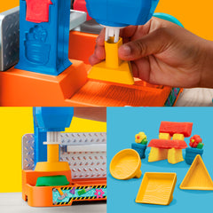 Play-Doh Stamp & Saw Tool Bench Playset, Construction Toys Ages 3+, Arts & Crafts
