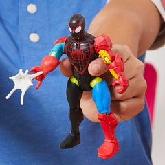 Spider-Man Marvel MixMashers Miles Morales Custom Mix-and-Match Action Figure & Accessories