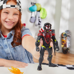 Spider-Man Marvel MixMashers Miles Morales Custom Mix-and-Match Action Figure & Accessories