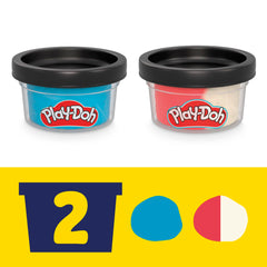 Play-Doh Marvel Captain America Stamping Shield with Bendy Action Figure, Imagination Ages 4+