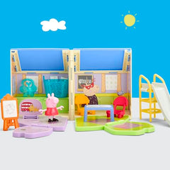 Peppa Pig Peppa's Pop-Open Playgroup Playset with Figure, Preschool Ages 3+