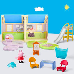 Peppa Pig Peppa's Pop-Open Playgroup Playset with Figure, Preschool Ages 3+