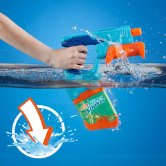 Nerf Super Soaker Dunk-Fill 2-Pack, 2 Water Blasters, Easy Instant Fill Tanks, Water Toys, Ages 6+
