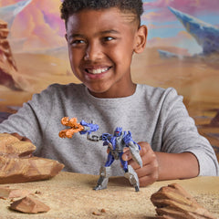 Transformers CYBERWORLD Galvatron Armored Cyber Changers 4-Inch Action Figure, Robot Toys Ages 6+