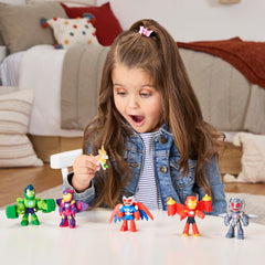 Marvel Iron Man and his Awesome Friends Armored-Up Avengers Pack, Toy Playsets, Ages 3+
