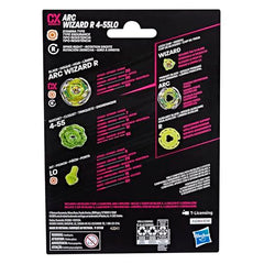 Bey Blade X Arc Wizard R 4-55LO CX Starter Pack Set, Stamina Type Top and Launcher, Toys 8+
