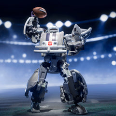 Transformers NFL Dallas Cowboys Starblitz 5.5-Inch Action Figure Changes from Robot to Helmet