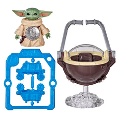Star Wars ActionVerse Grogu 1.3-Inch (4.5-Inch Scale) Action Figure & Accessories, Toys Ages 4+