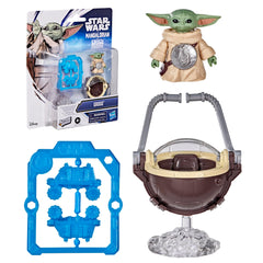 Star Wars ActionVerse Grogu 1.3-Inch (4.5-Inch Scale) Action Figure & Accessories, Toys Ages 4+