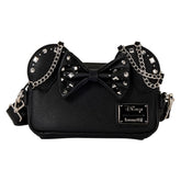 Loungefly Disney Minnie Mouse Studs and Chains Crossbody Bag
