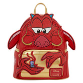 Loungefly Disney Mulan Mushu Glitter Cosplay Mini Backpack