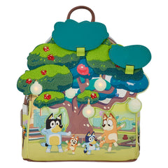 Loungefly Bluey Characters Backyard Light-Up Mini Backpack