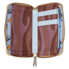 Loungefly Bluey Characters Backyard 4 Card Slots Zip Around Wallet