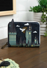 Loungefly Harry Potter Hogwarts Castle Hedwig Faux Leather Wallet