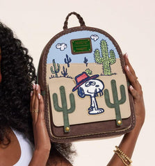 Loungefly Peanuts Spike Desert Mini Backpack